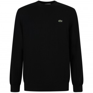 Maglione nero con mini logo...