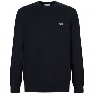 Maglione blu con mini logo...