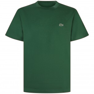 T-shirt verde con mini logo...