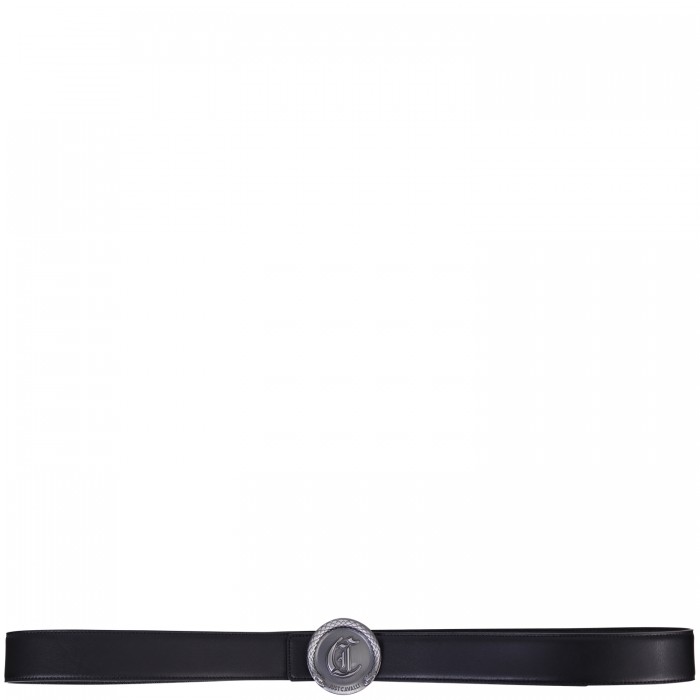Cintura nera reversibile per uomo
