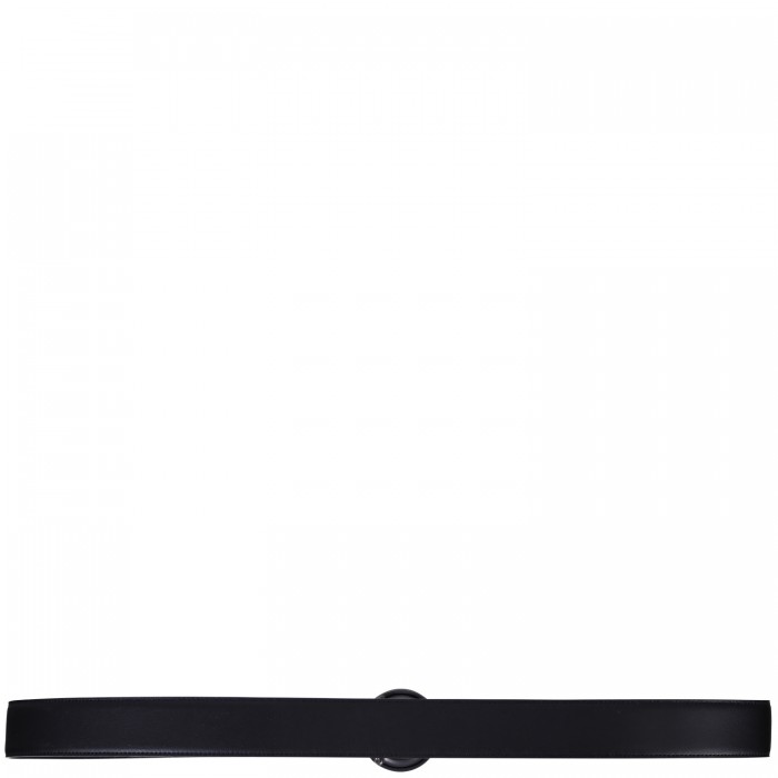 Cintura nera reversibile per uomo