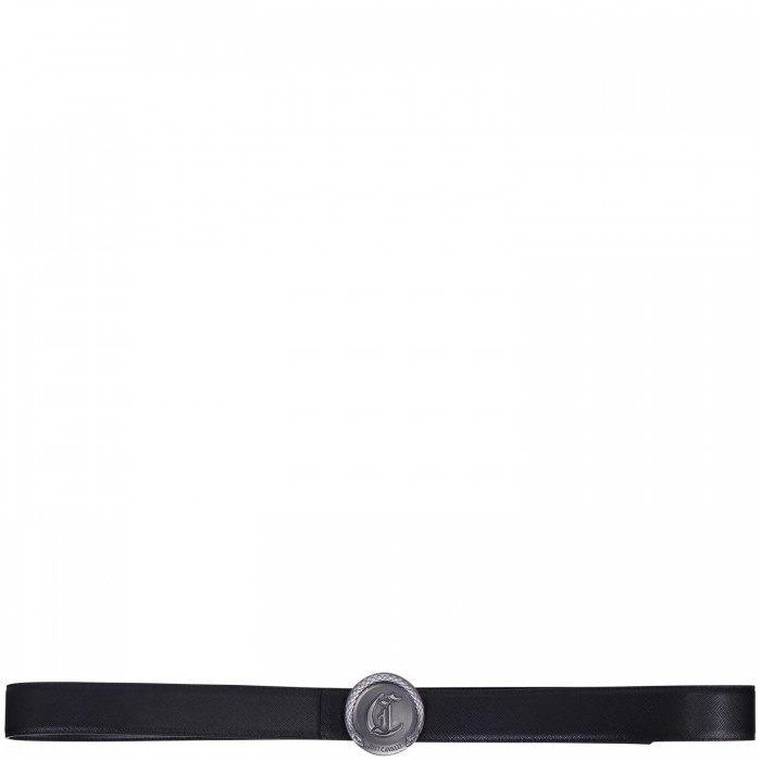 Cintura nera reversibile per uomo