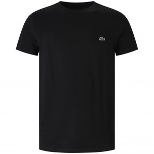 T-shirt nera con mini logo...
