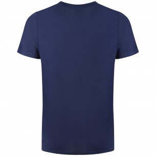 T-shirt blu con mini logo... 2