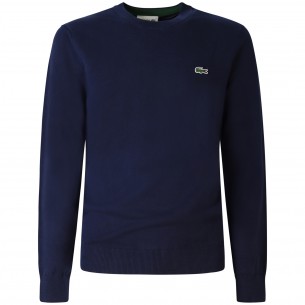 Maglione blu con mini logo...