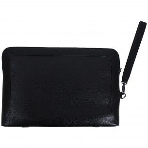 Pochette nera con mini logo... 2