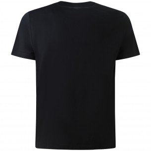 T-shirt nera con logo per uomo 2