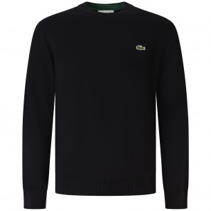 Maglione nero con mini logo...
