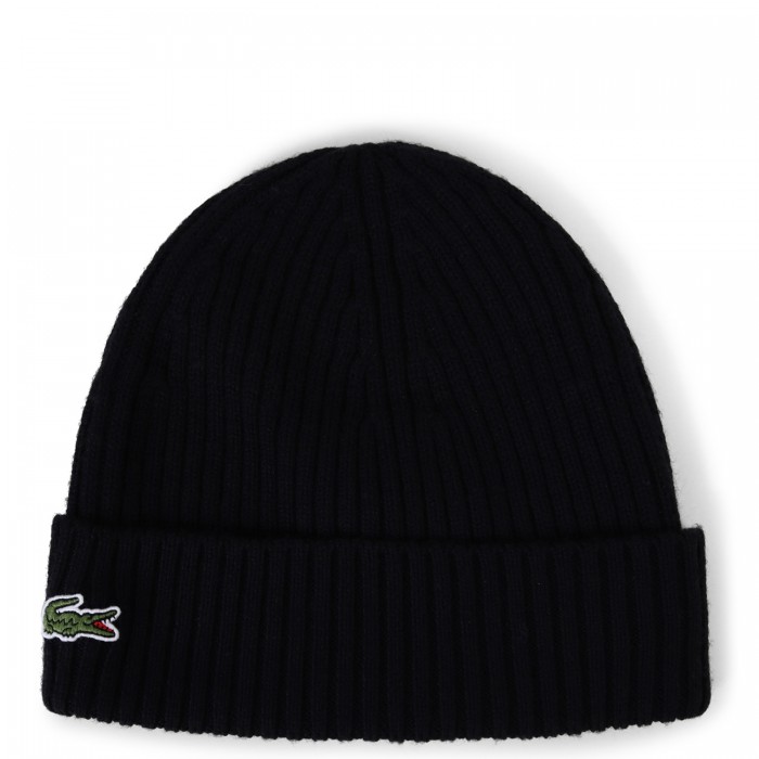 Cappello nero con mini logo per uomo