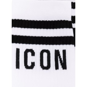 Calze bianche con logo per... 2