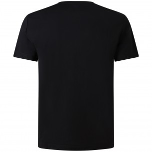 T-shirt nera con mini logo... 2