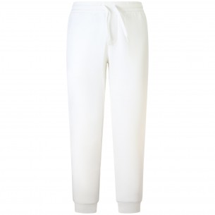 Pantalone tuta bianco con...