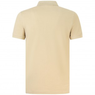 Polo beige con mini logo... 2