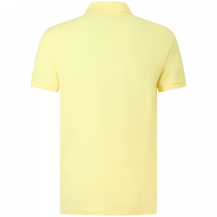 Polo gialla con mini logo slim fit...