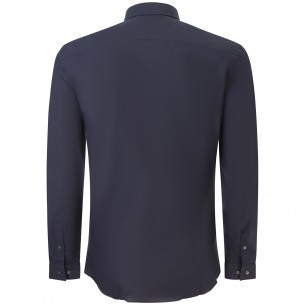 Camicia blu con mini logo... 2