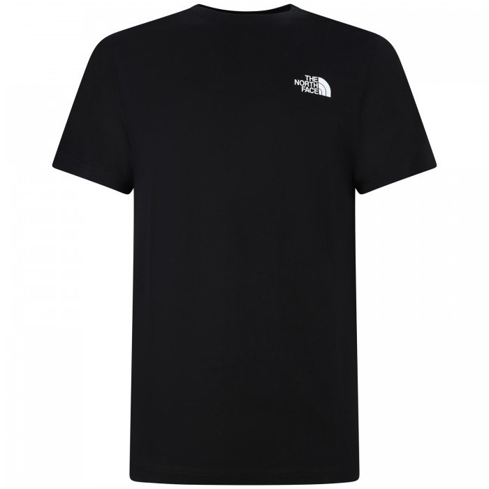 T-shirt nera con mini logo per uomo T-shirt nera con mini logo per uomo