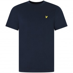 T-shirt blu con mini logo...