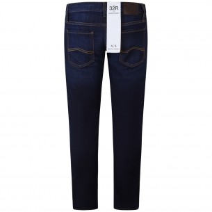 Jeans blu con mini logo per... 2