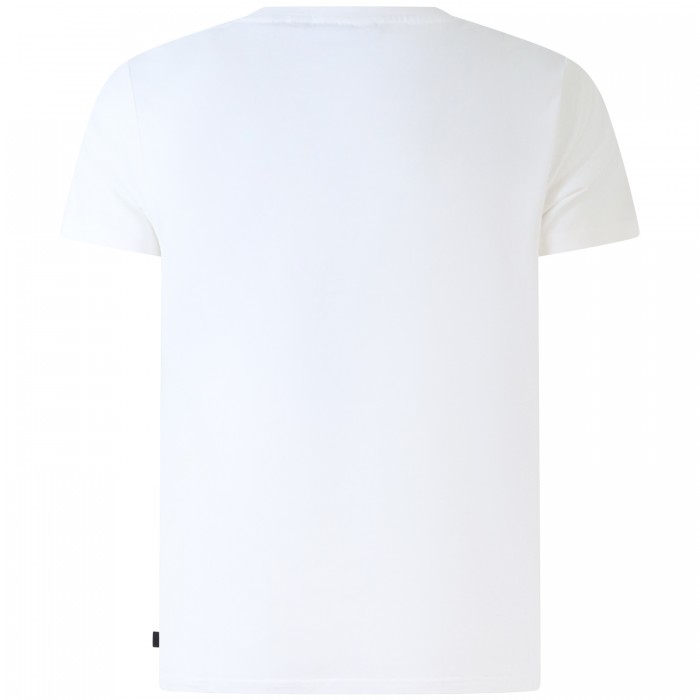 T-shirt bianca con logo per uomo T-shirt bianca con logo per uomo