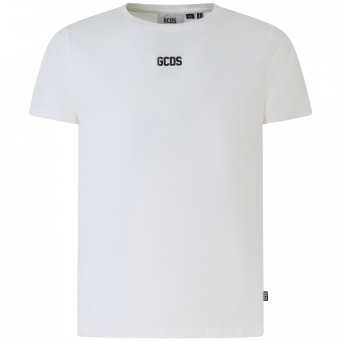 T-shirt bianca con logo per uomo T-shirt bianca con logo per uomo