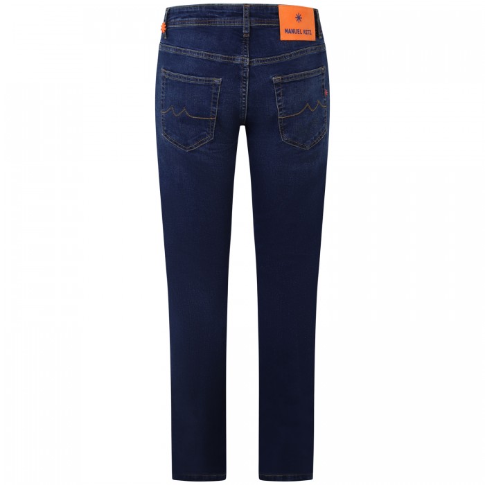 Jeans con mini logo per uomo