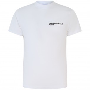 T-shirt bianca con mini...