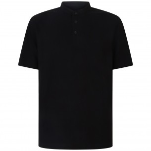 Polo nera con mini logo per...