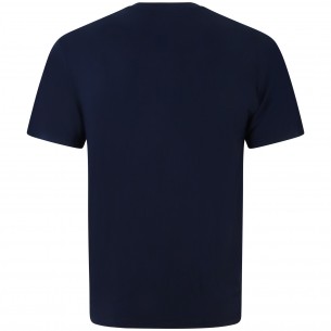T-shirt blu con mini logo... 2