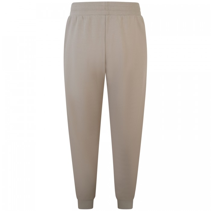 Pantalone tuta beige con mini logo... Pantalone tuta beige con mini logo...