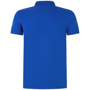Polo blu con mini logo slim... 2