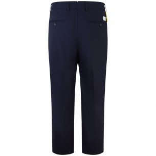 Pantalone blu con mini logo...