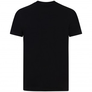 T-shirt nera con logo per uomo 2