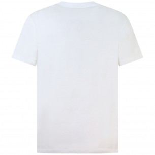 T-shirt bianca con logo... 2