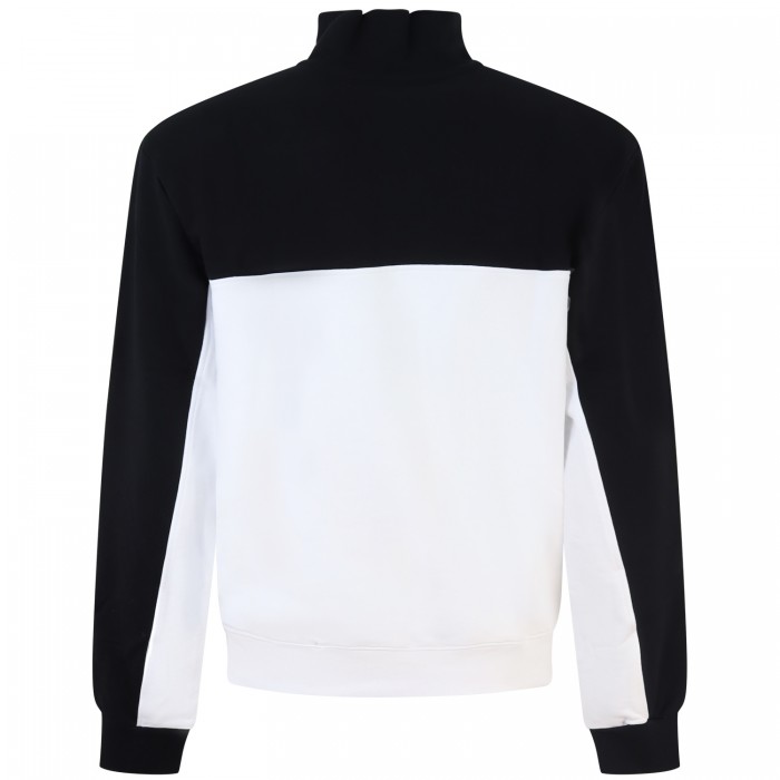 Felpa bianca/nera per uomo Felpa bianca/nera per uomo