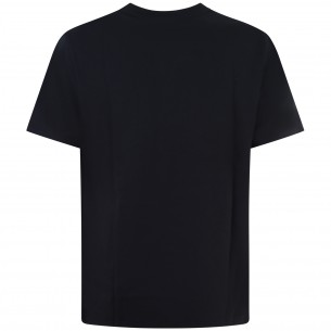 T-shirt nera con logo per uomo 2