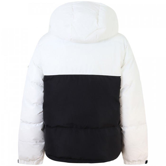 Piumino bianco-nero per uomo