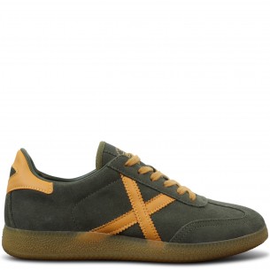 Sneakers verde con logo per...