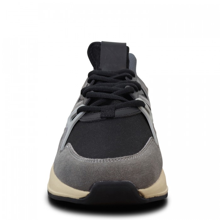 Sneakers nera con riporti grigi per uomo