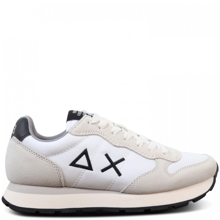 Sneakers bianco con riporti neri per...