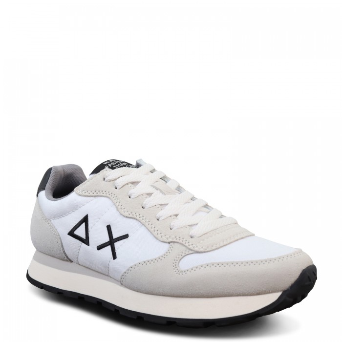 Sneakers bianco con riporti neri per...