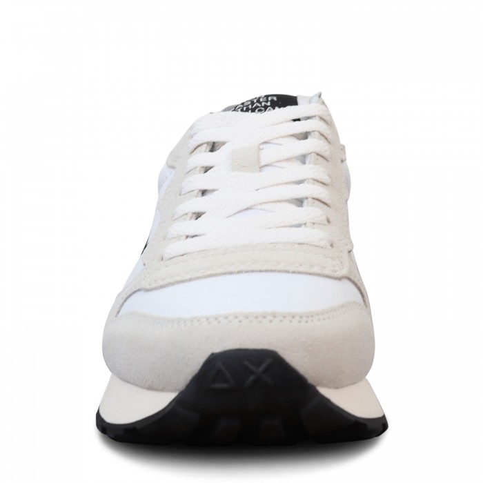 Sneakers bianco con riporti neri per...