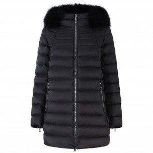 Piumino nero per donna
