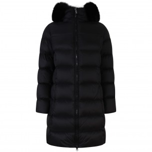 Piumino nero per donna