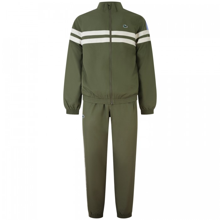 Completo tuta verde con zip per uomo Completo tuta verde con zip per uomo
