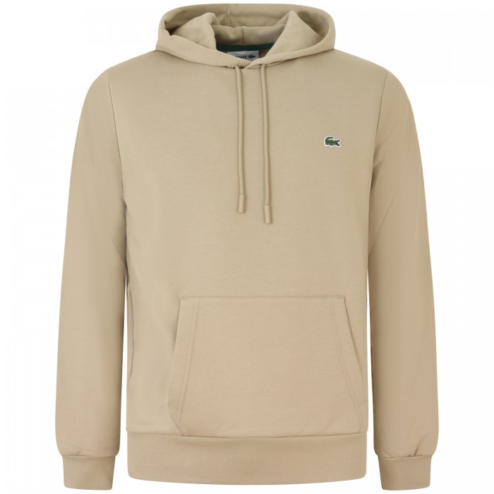 Felpa beige con cappuccio per uomo Felpa beige con cappuccio per uomo