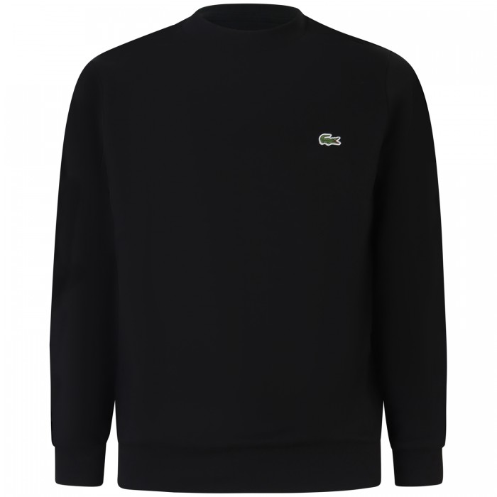 Felpa nera con mini logo per uomo Felpa nera con mini logo per uomo