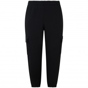 Pantalone tuta nero con...