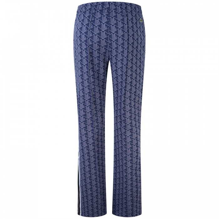 Pantalone blu logato per donna