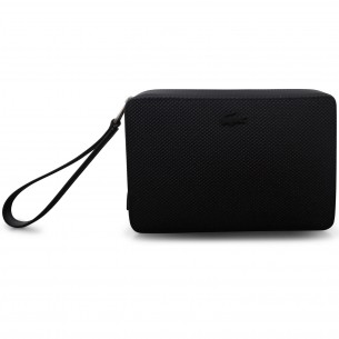 Pochette nera con mini logo...