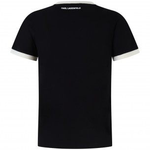 T-shirt nera per donna 2